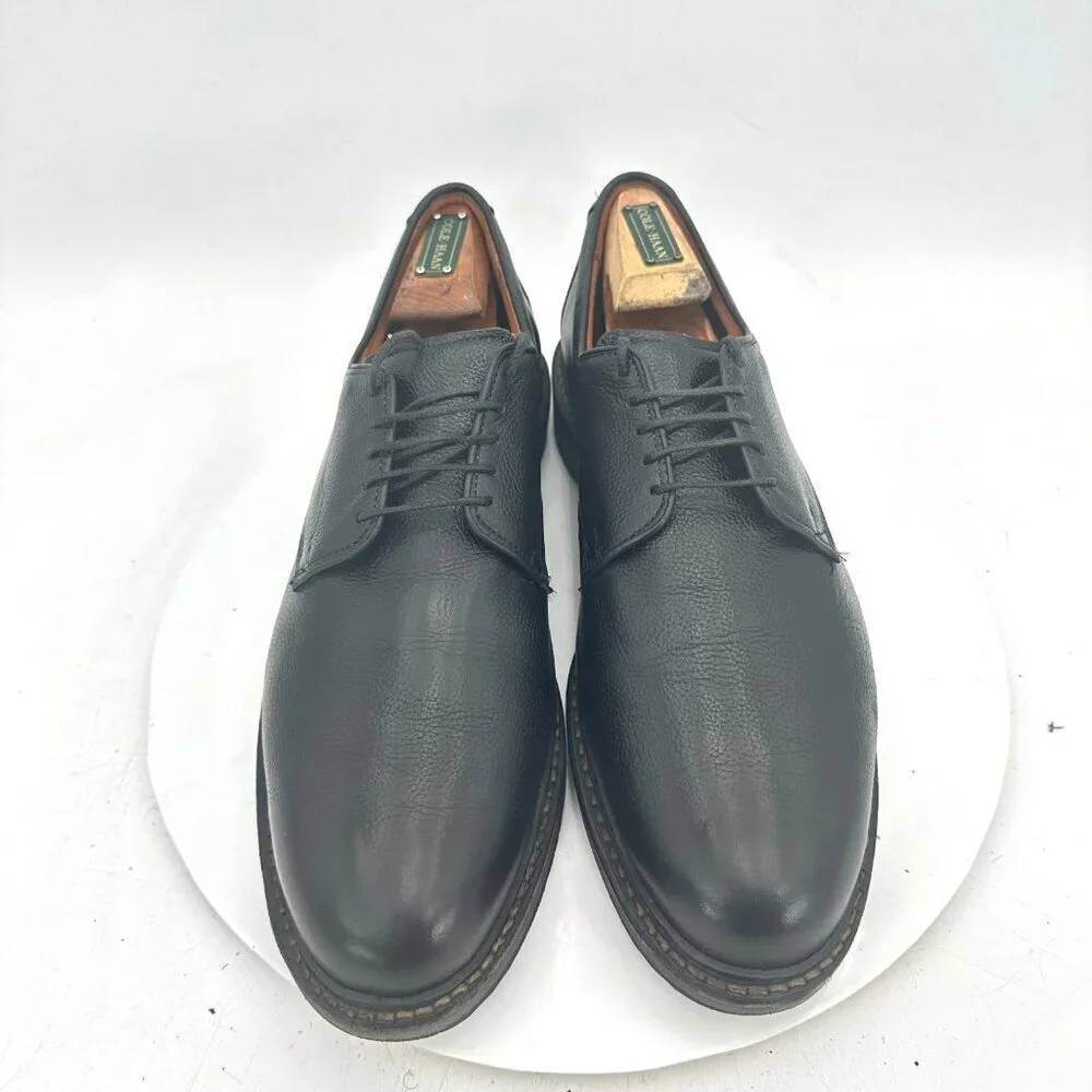 Allen Edmonds Port Washington Men Size 11.5 Black Leather Derby Dress